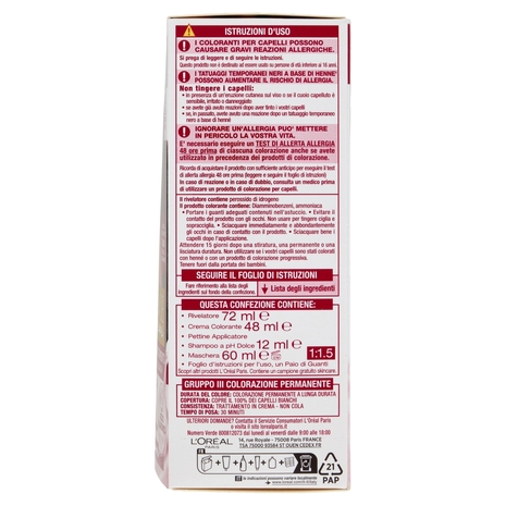 L'Oréal Paris Excellence Creme Colorazione Triplo Trattamento 5 Castano Chiaro